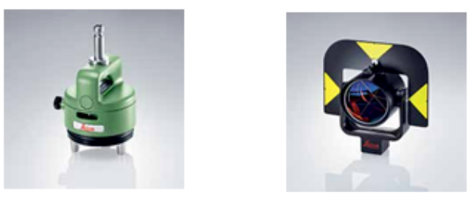 徠卡棱鏡和支架合理搭配，更易獲得高精度測量成果！